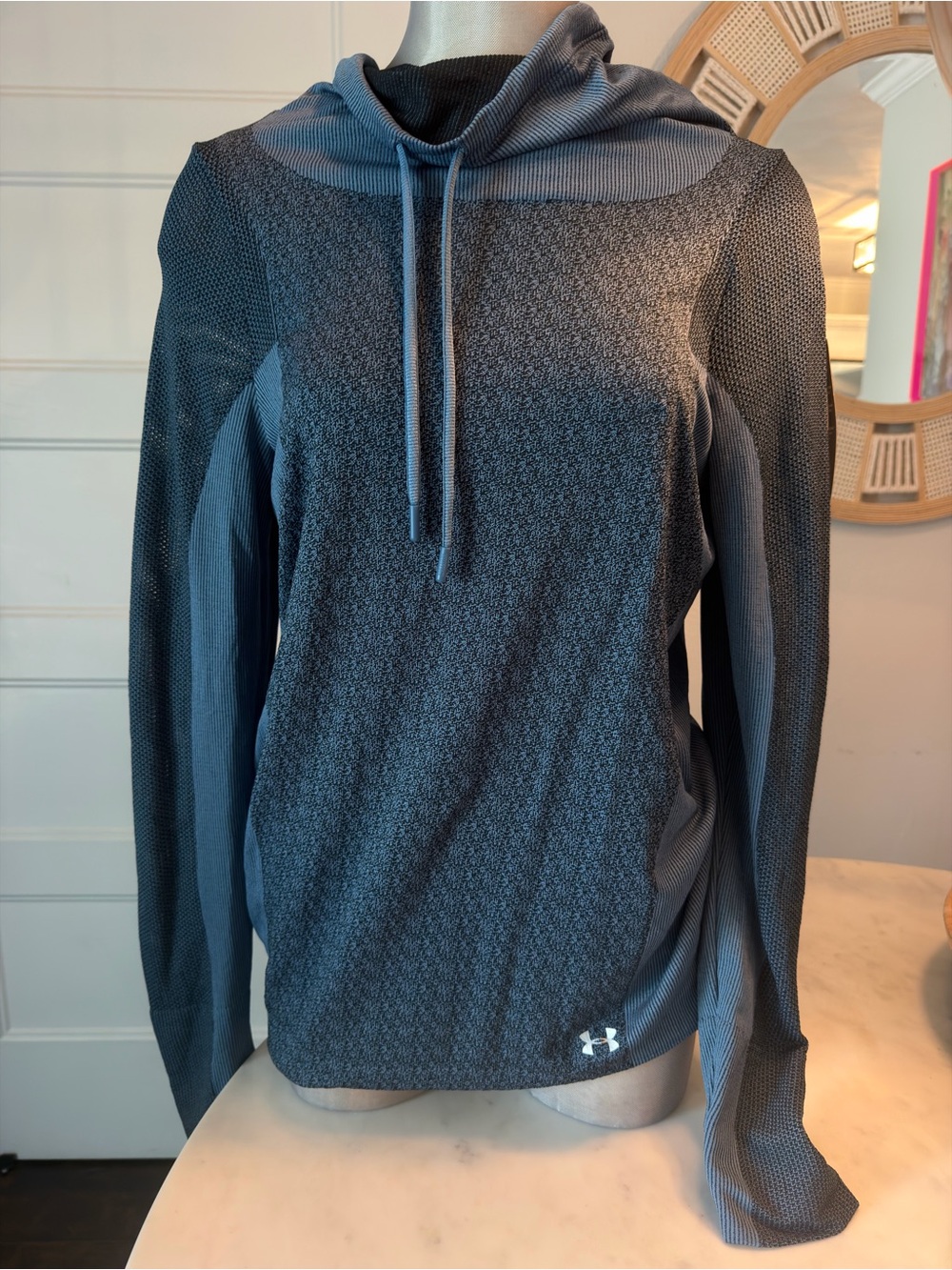 Under Armour Women's Heather Gray Cowl Neck Performance Pullover